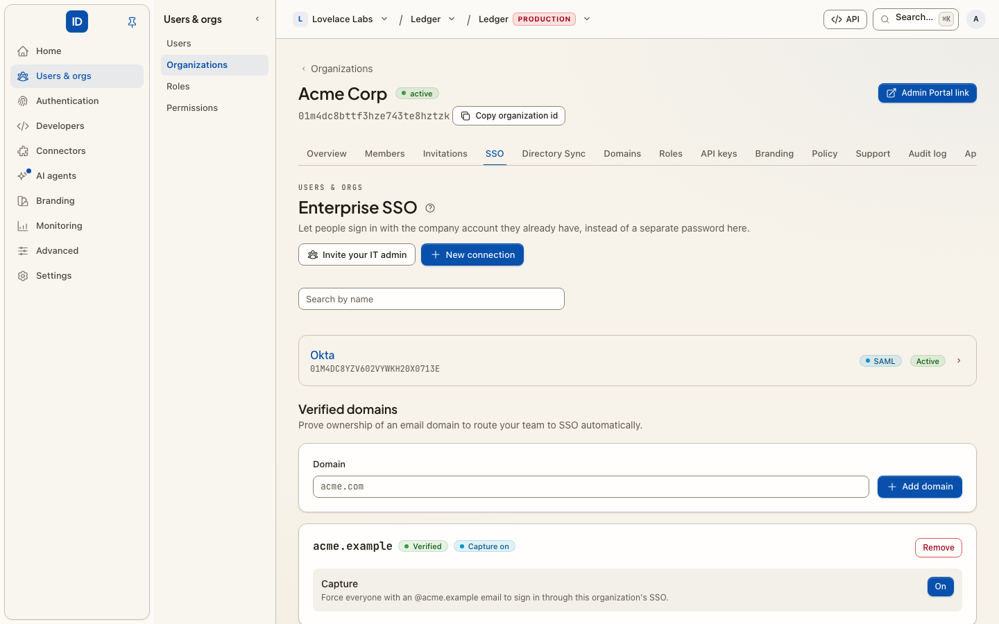 Enterprise SSO